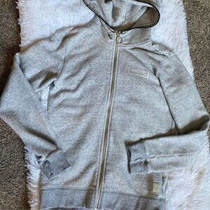 Sweat Jacket Indigo Lamplight Full Zip Hooded Gray Women